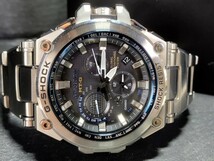 超美品 CASIO カシオ G-SHOCK ジーショック MT-G ハイブリッド 電波 ソーラー 腕時計 GPSハイブリッド電波ソーラー MTG-G1000SG-1A2JF_画像5