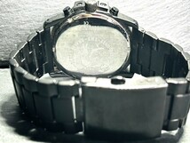DIESEL ディーゼル DZ-4180 腕時計 クオーツ アナログ クロノグラフ カレンダー ステンレススチール 防水 新品電池交換済み 動作確認済み_画像5