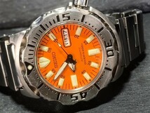 販売終了 超人気モデル SEIKO セイコー オレンジモンスター ダイバーズ 自動巻き 腕時計 アナログ 3針 カレンダー SKX781_画像5
