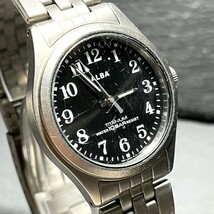 SEIKO ALBA セイコー アルバ V501-0BCO ASSS003 クオーツ 腕時計 チタン 10気圧防水 新品電池交換済み 動作確認済み 時計 チタニウム_画像1