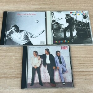 Huey Lewis & The News ヒューイ・ルイス&ザ・ニュース CD アルバム 洋楽 「Hard at Play」「FORE!」「SMALL WORLD」 ③