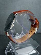 新品 DW Daniel Wellington ダニエルウェリントン B40S11 メンズ 腕時計 アナログ シルバー ブラック文字盤 レザーベルト 新品電池交換済み_画像4