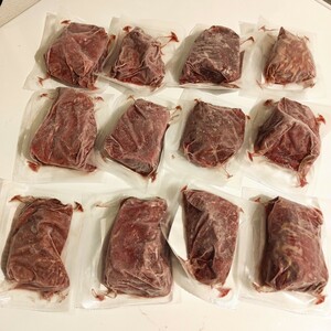 ●天然中霜降り馬刺し　500g(4〜5パック) もも肉 約80g-130g 外国産 冷凍品 大成ブランド 送料関東800円〜