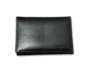 ◆Paul Smith ポールスミス　カードケース　レザー　ブラック /中古