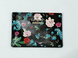 ◆kate spade NEW YORK ケイトスペード　パスケース　カードケース　ブラック/中古