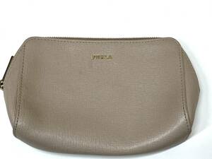 ◆FURLA フルラ　ポーチ　レザー　ピンク /中古