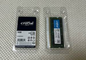 新品）CT16G4SFRA32A [SODIMM DDR4 PC4-25600 16GB] 2枚組 32GB　②