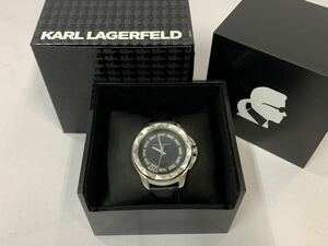 KARL LAGERFELD カールラガーフェルド 腕時計 KL-1037 10ATM 電池切れ(ジャンク扱い)[075] 154/428K