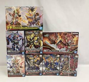 ●プラモデル SDガンダムワールドシリーズ 8点セット 一番くじ C賞 劉備ユニコーン・三国創傑伝・SDワールドワールドヒーローズ 061/504K