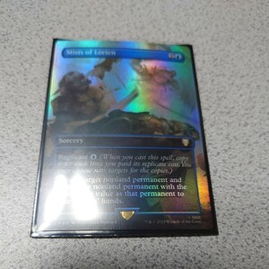 MTG LTC Mists of Lorien 英語foil 一枚 指輪物語 中つ国の伝承 シーン・ボックス The Might of Galadriel 即決