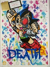 #022 DEATH NYC 世界限定ポスター 現代アート ポップアート マット・ゴンデク ATOM 分解アート ロボット LV ヴィトン_画像4