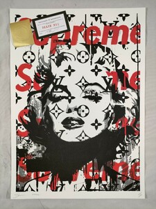 #021 DEATH NYC 世界限定ポスター 現代アート ポップアート マリリンモンロー Banksy バンクシー Supreme シュプリーム LV ヴィトン