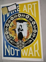 #041 DEATH NYC 世界限定ポスター 現代アート ポップアート MAKE ART NOT WAR シェパードフェアリー Banksy 傘少女 ゴッホ ひまわり_画像3