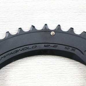 レア！ 新品未使用 Campagnolo SuperRecord カンパニョーロ スーパーレコード 2×12 52-36 BCD・PCD 145/112mm cicli17 23の画像3