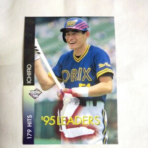 ’96BBМ　ベースボールカード　イチロー　オリックスブルーウェーブ　オリックス　バッファローズ　ICHIRO '95LEADERS 1996年 179HITS