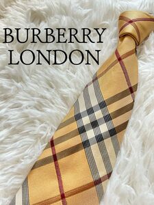 Burberry London ネクタイ　ノバチェック柄シルク100% 