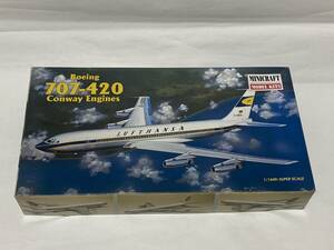 ミニクラフト 1/144　ボーイングB707-420　コンウェイエンジン　ルフトハンザ航空　