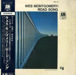 A00572632/LP/ウェス・モンゴメリー(WES MONTGOMERY)「Road Song (1969年・AML-312・スムースJAZZ)」