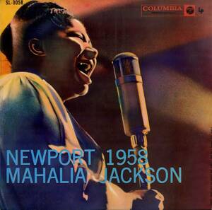 A00573352/LP/マヘリア・ジャクソン「魂の歌 マヘリア　NEW PORT 1958 ニューポートのマヘリア・ジャクソン」