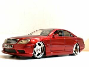 希少　JADA 1/24 メルセデス　ベンツ　S55 AMG キャンディーレッド