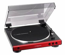 送料無料 新品 audio-technica オーディオテクニカ アナログレコードプレーヤー AT-LP60X RD レッド ターンテーブル 33/45回転_画像2