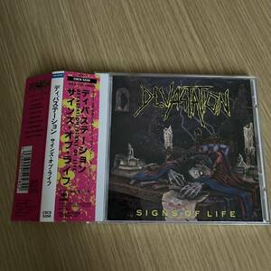 DEVASTATION - Signs of life 日本盤帯付CD