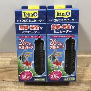 新品 2個セット テトラ (Tetra) ミニヒーター 35W 自動温度調節器内蔵 26℃キープ 2個で即決1999円!送料込み!