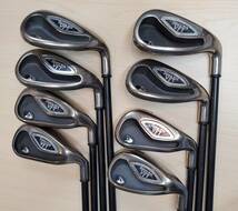 Callaway キャロウェイ ホークアイ VFT アイアン 5/6/7/8/9/P/A/S 中古8本 Flex L レディース_画像1