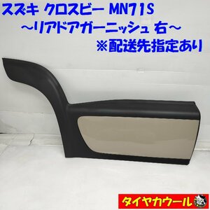 ◆配送先指定あり◆ スズキ クロスビー MN71S リアドアガーニッシュ 右 スプラッシュガード 77531-76R00 1ケ マッドガード