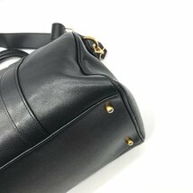 1円 良品 CHANEL シャネル ココマーク キャビアスキン 2WAY ミニ ボストン バッグ A819_画像5