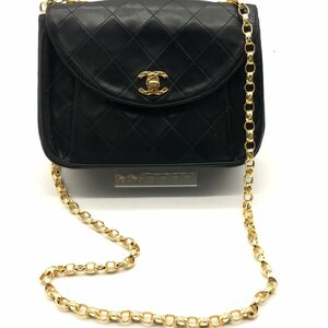 CHANEL シャネル マトラッセ ターンロック ブリリアント チェーン ショルダー バッグ M12581