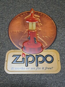 看板 ZIPPO社 オイルディスペンサー ディスプレイ ジッポ アメリカン雑貨
