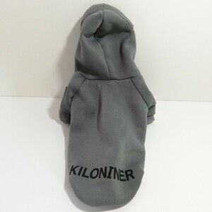 KILONINER キロナイナー H1 Tactical Pull-Over Hoodie Logo タクティカル プルオーバー フードスウェットシャツ パーカー グレー XSサイズ