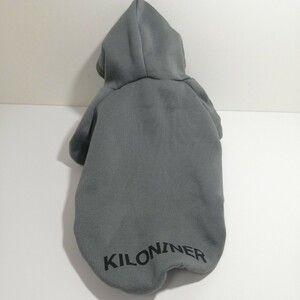 KILONINER キロナイナー H1 Tactical Pull-Over Hoodie Logo タクティカル プルオーバー フードスウェットシャツ パーカー グレー Mサイズ 