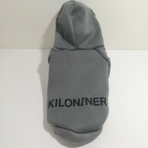 KILONINER キロナイナー H1 Tactical Pull-Over Hoodie Logo タクティカル プルオーバー フードスウェットシャツ パーカーグレー XXSサイズ