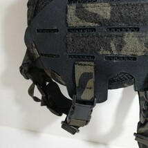 KILONINER キロナイナー M4 Tactical MOLLE Vest Laser Cut XSサイズ MULTICAM BLACK 未使用品 [マルチカムブラック 犬 ハーネス ドッグ]_画像3