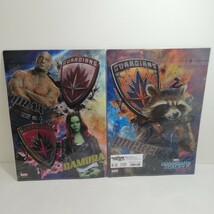 MARVEL マーベル ガーディアンズ・オブ・ギャラクシー guardians of the galaxy vol. 2 クリアファイル 2点組セット 未使用品 グッズ_画像1