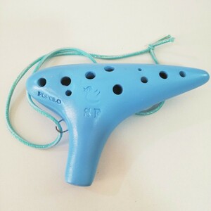 POPOLO OCARINA ポポロ オカリナ ソプラノF　SF ライトブルー 水色 楽器 管楽器