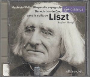 [CD/Virgin]リスト:メフィスト・ワルツ第1番S.514&スペイン狂詩曲S.254&孤独の中での神の祝福S.173-3他/S.ハフ(p)
