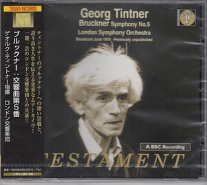 [CD/Testament]ブルックナー:交響曲第5番変ロ長調/G.ティントナー&ロンドン交響楽団 1969.9.21