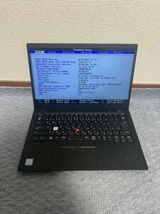 型番 Lenovo X1 Caibon 6TH CPU Intel Core……‥ i5-8250U CPU1.60GHz メモリ 8GB 