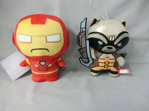  Ironman Disney 100 MOIPON soft toy & MARVELga-ti apricot ob Galaxy Rocket metallic cloth soft toy 