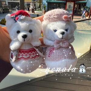 2 point set key chain Duffy Shellie May Christmas ..... Lee na bell on sea Disney Stella Roo cookie Anne 