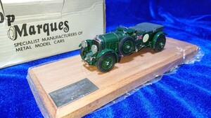 1/43 Top Marques トップマルケス Bentley 4.5 Litre Supercharged Blower 1929 ベントレー ブロワー 検 1/18 BBR MAKE UP EIDOLON