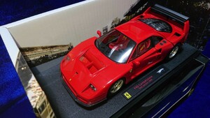 1/18 MATTEL ELITE FERRARI F40 LM COMPETIZIONE TEST 1989 HOT WHEELS マテル エリート フェラーリ コンペティツィオーネ 