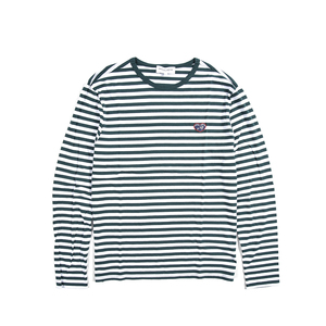 新進気鋭 パリ 新着 新品 メゾンラビッシュ MAISON LABICHE 長袖 Tシャツ ロンT クルーネック 長袖 オーガニック ボーダー 383602-L