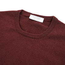 厳選 新着 新品 Gran Sasso グランサッソ CASHMERE ニット セーター クルーネック 長袖 メンズ カシミヤ 100％ 344373-G-50_画像3