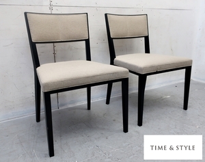 ■P013■展示品■Time&Style/タイムアンドスタイル■William side chair■ダイニングチェア■2脚セット■ブナ材■20万円■