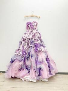 ★ドレス☆Scena D'uno シェーナ・ドゥーノ 神田うの プロデュース 7T ピンク カラードレス ウェディング ブライダル