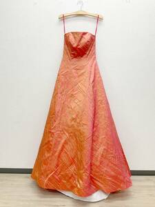 ★ドレス☆Scena D'uno シェーナ・ドゥーノ 神田うの プロデュース 9T オレンジ カラードレス ウェディング ブライダル